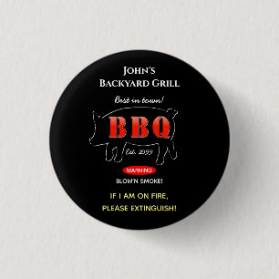 Shirt "Backyard Grill Master Grilling GRILLEN Butt Button