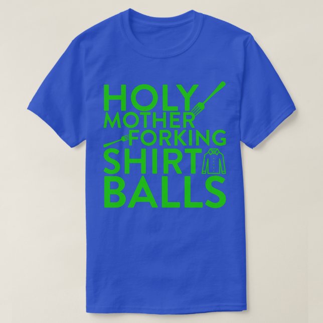 Shirt Balls von Heiliger Mutter (Design vorne)