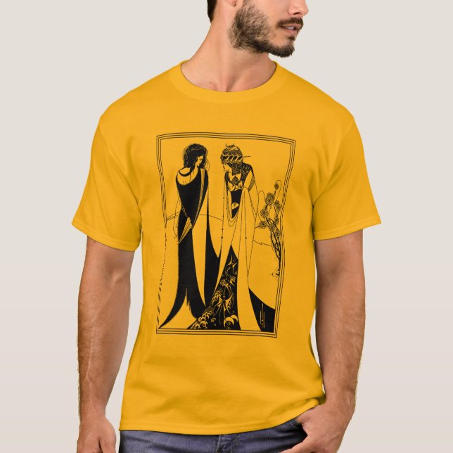 Shirt: Beardsley Illustration - John und Salomé T-Shirt (Vorderseite)