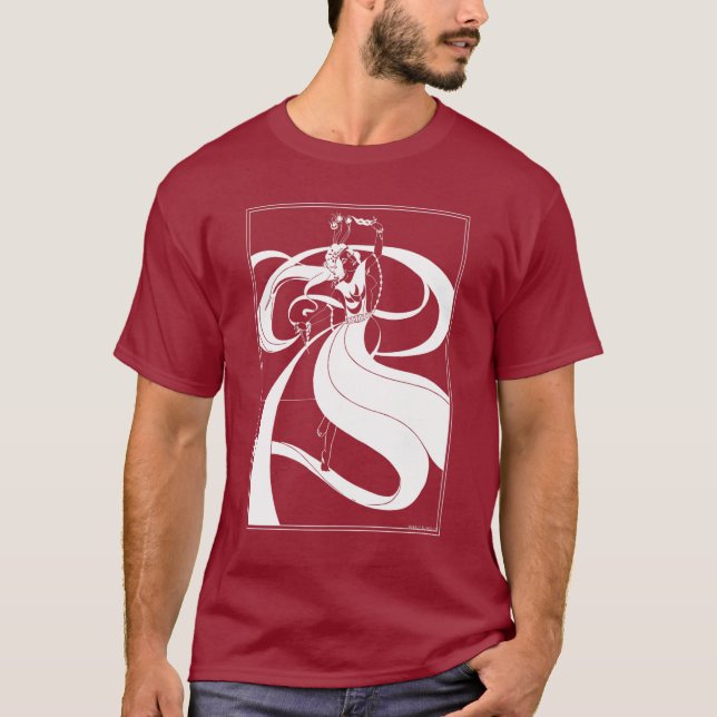 Shirt: Beardsley Illustration T-Shirt (Vorderseite)