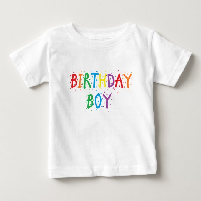 Shirt "Birthday Boy" (Vorderseite)