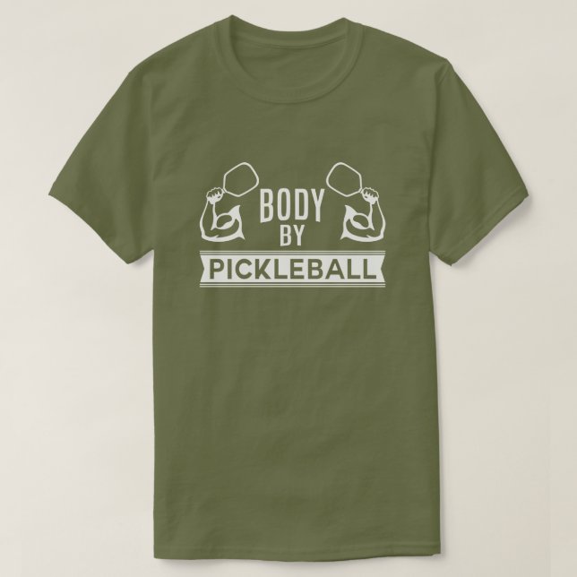 Shirt "Body by Pickleball" (Design vorne)