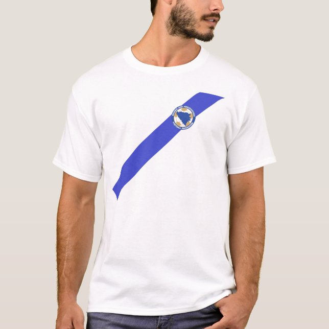Shirt Bosniens Jersey, Ebene (Vorderseite)