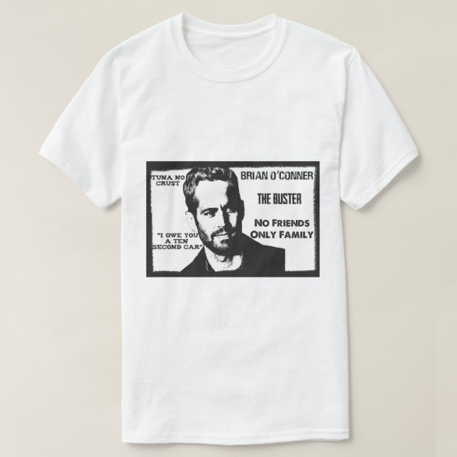 Shirt Brians O'Conner (Design vorne)