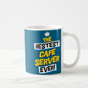 Shirt Cafe Kellner Restaurant Job Beruf Kaffeetasse