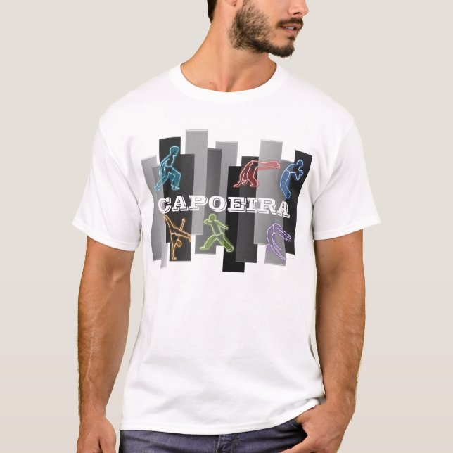 Shirt capoeira Kriegskunst-Axtkämpfer (Vorderseite)
