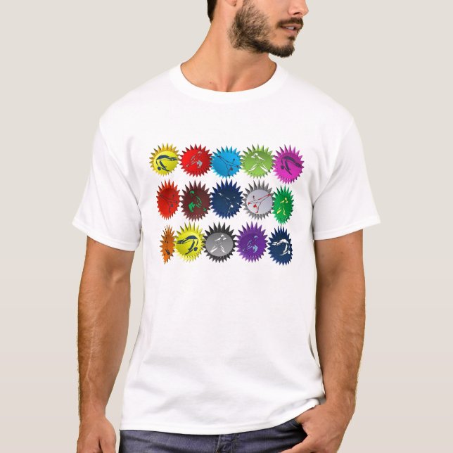 Shirt capoeira Kriegskunstaxt (Vorderseite)