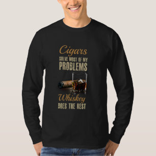 Shirt Cigar und Bourbon T, ideal für die Zigarrenl