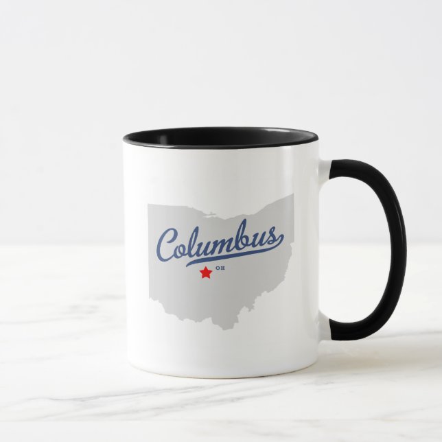 Shirt Columbus Ohio OH- Tasse (Rechts)