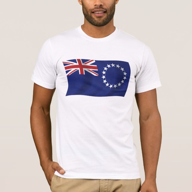 Shirt "Cook Islands Flag" (Vorderseite)