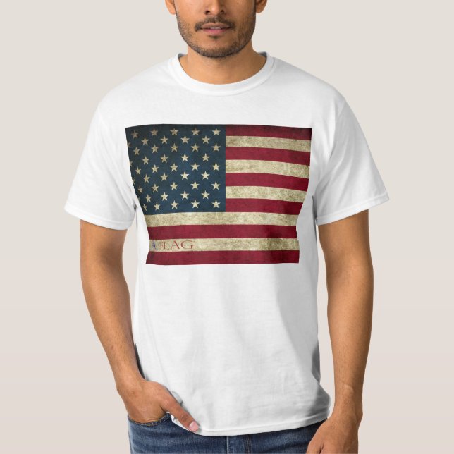 Shirt der amerikanischen Flagge (Vorderseite)