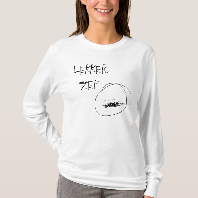 Shirt der Damen-Lekker Zef (Vorderseite)