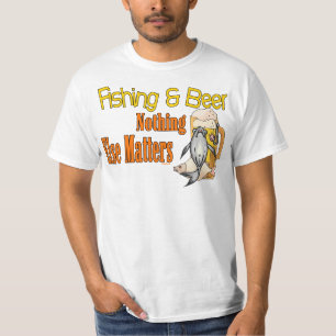 Shirt der Fischerei Spaß Fischfang Bier