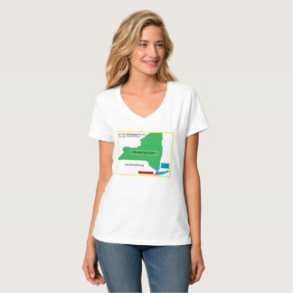 Shirt der Frauen der Verteilungs-NYS verfügbar in