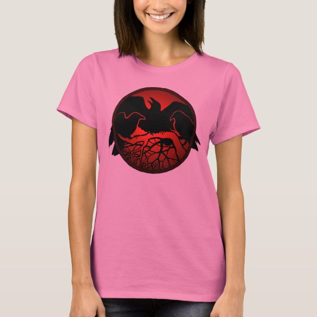 Shirt der Frauen in den besten Raven Art Ladys (Vorderseite)