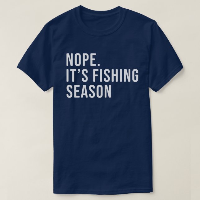 Shirt der Funny Fishing Season (Design vorne)