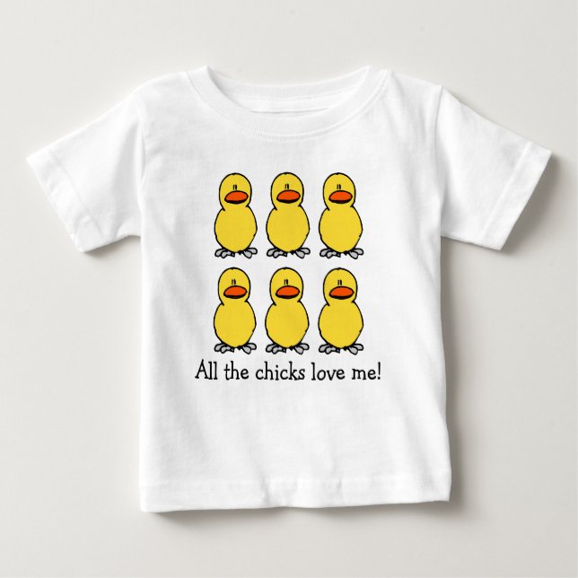 Shirt der Gelben Chicks Liebe (Vorderseite)