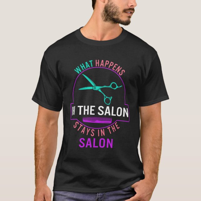Shirt der Haare, was passiert im Salon (Vorderseite)