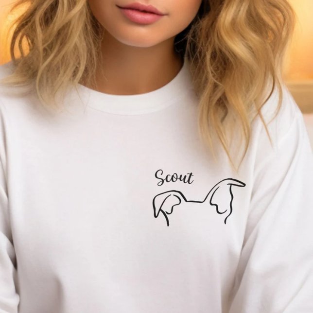 Shirt der Hunde Ohren, Vater Whippet (Von Creator hochgeladen)