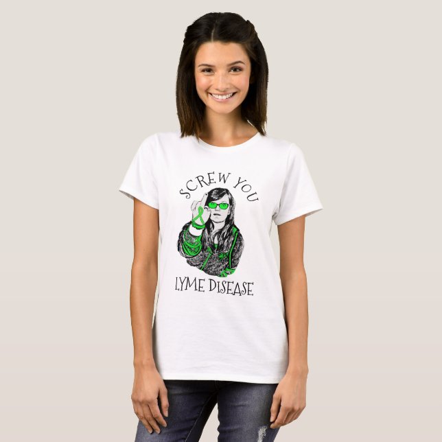 Shirt der Lyme-Krankheit (Vorne ganz)