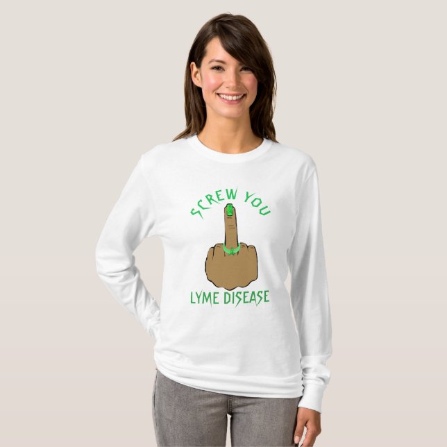 Shirt der Lyme-Krankheit (Vorne ganz)