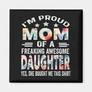 Shirt der Mütter für die Mama von der Tochter Magnet