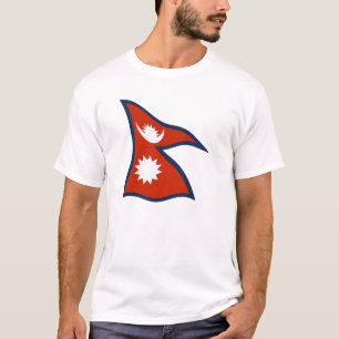 Shirt der nepalesischen Flagge