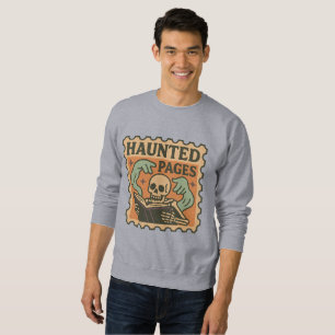 Shirt der Spuk Seiten - Gothic Academia Skelett