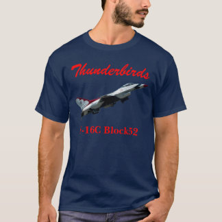 Shirt der Thunderbirds-F-16C Block52