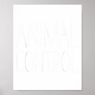 Shirt der tierischen Kontrolle Erwachsene Männer F Poster