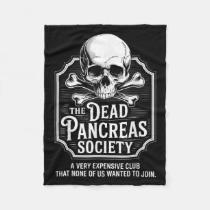 Shirt der toten Bauchspeicheldrüse Fleecedecke