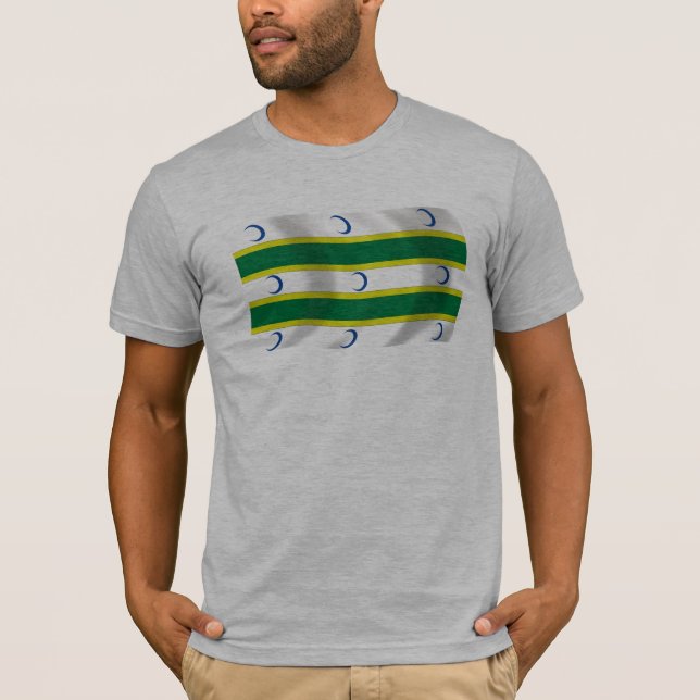 Shirt der Turkmenflagge (Vorderseite)