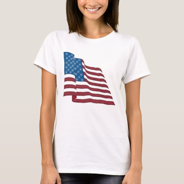 SHIRT der US-Flagge (Vorderseite)