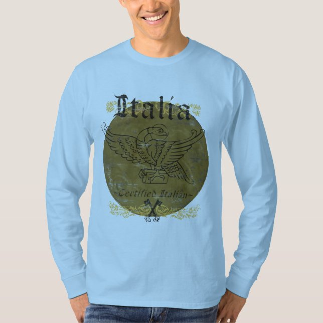 Shirt der zugelassenen italienischen das Vintage (Vorderseite)