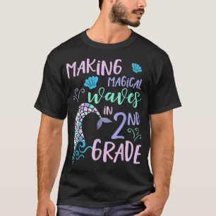 Shirt der zweiten Klasse für Mädchen Niedliche Mee