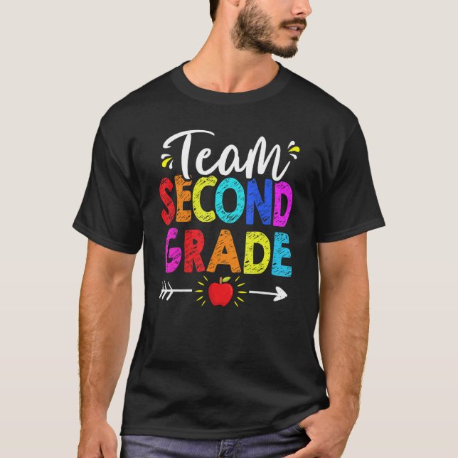 Shirt der zweiten Klasse Lehrer zurück (Vorderseite)