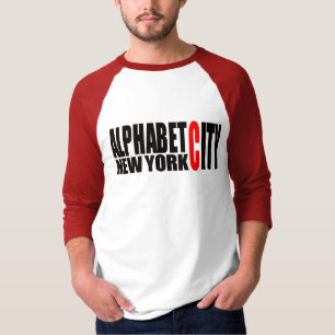 Shirt des Alphabet-U59 der Stadt-NYC