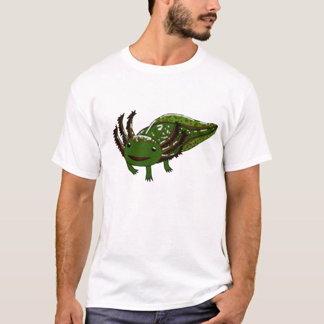 Shirt des Axolotl-(wilde Art) (Vorderseite)