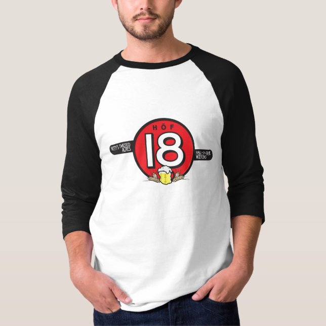 Shirt des Baseball-HOF18 (Vorderseite)