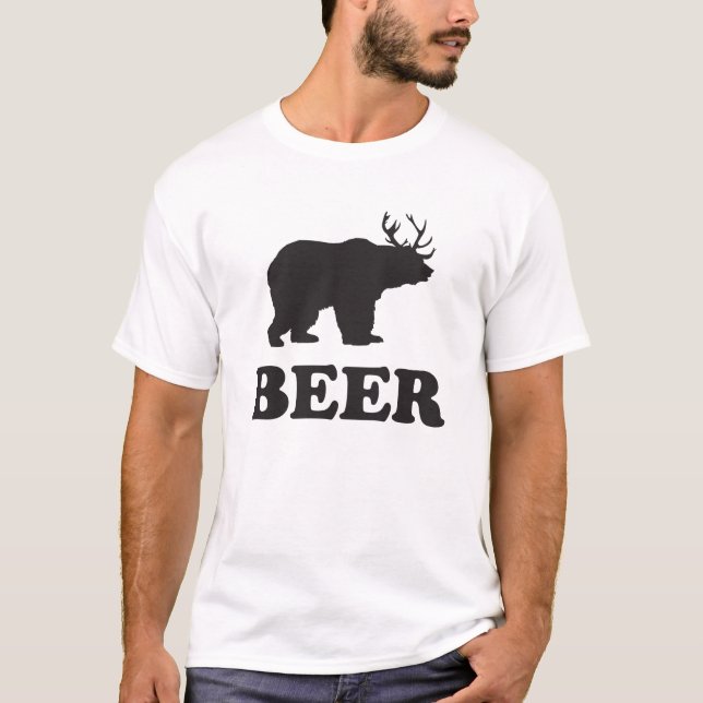 Shirt des Bier-(Bärn-Rotwild) (Vorderseite)