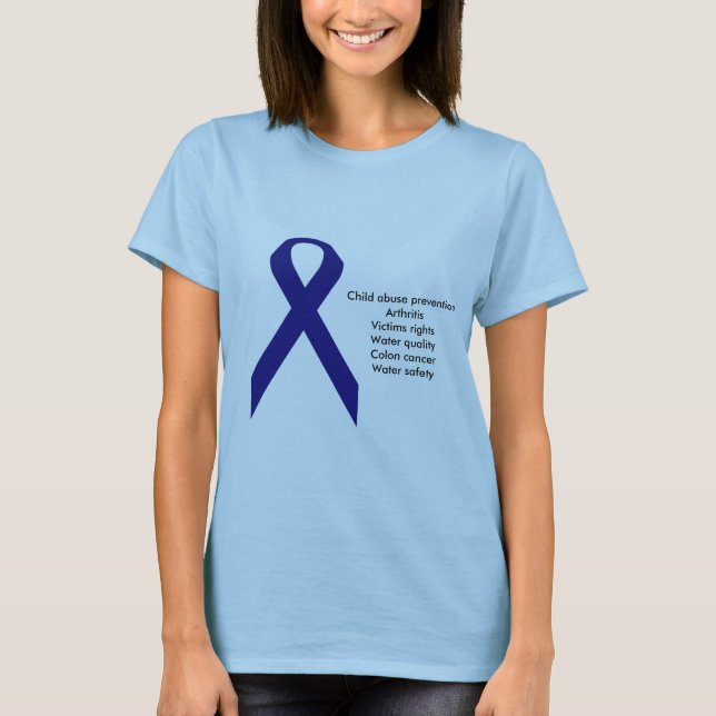 Shirt des blauen Bandes (Vorderseite)