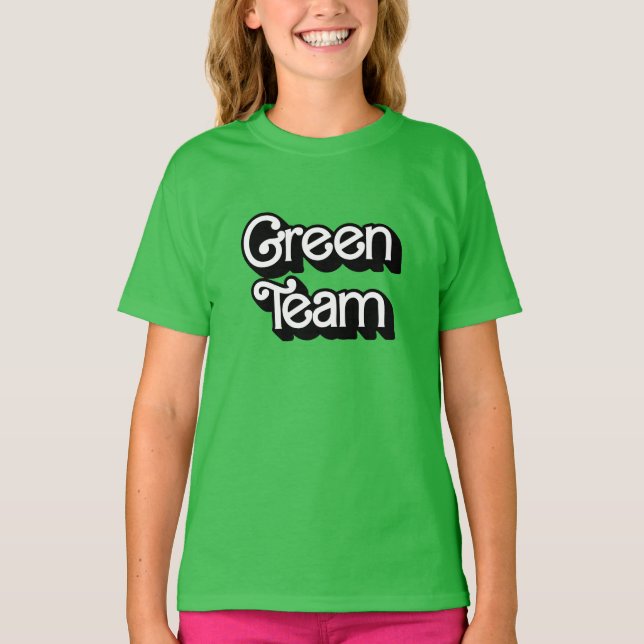 Shirt des "Color War Green Team" (Vorderseite)