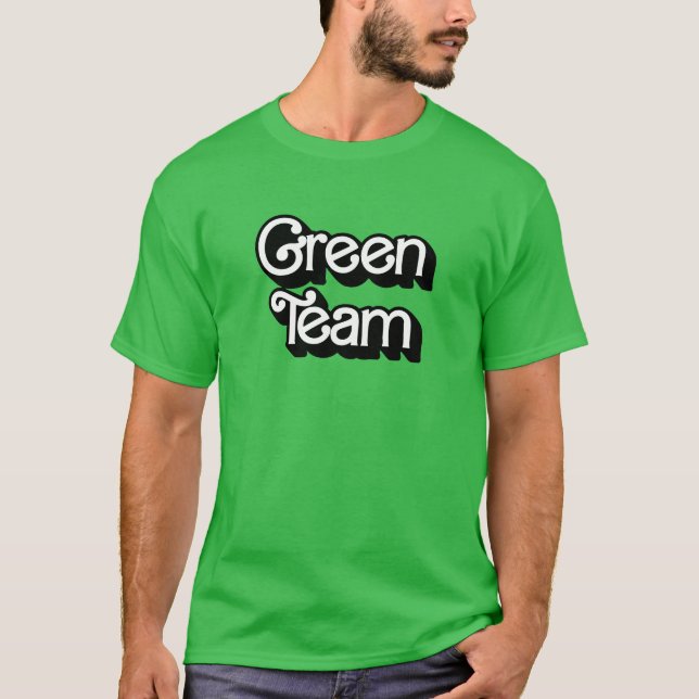 Shirt des "Color War Green Team" (Vorderseite)