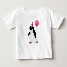 Shirt des Geburtstags Custom Age Pinguin
