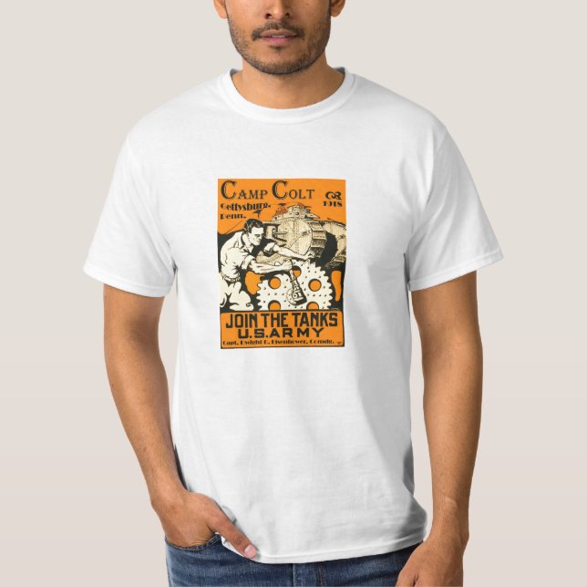 Shirt des Lager-Colt-WWI Gettysburg (Vorderseite)