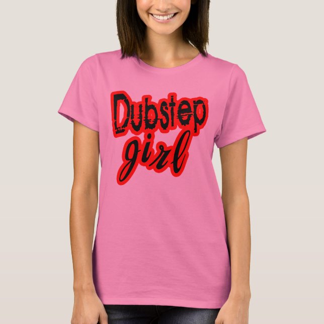Shirt des Mädchen Dubstep Mädchen-Tanzvereins D (Vorderseite)