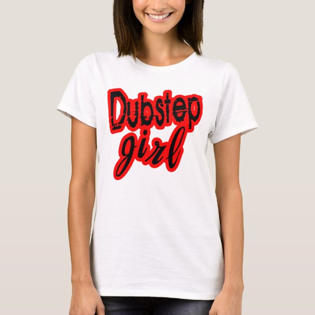 Shirt des Mädchen Dubstep Mädchen-Tanzvereins D (Vorderseite)
