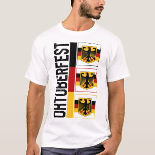 Shirt des Oktoberfests, deutsche Flagge