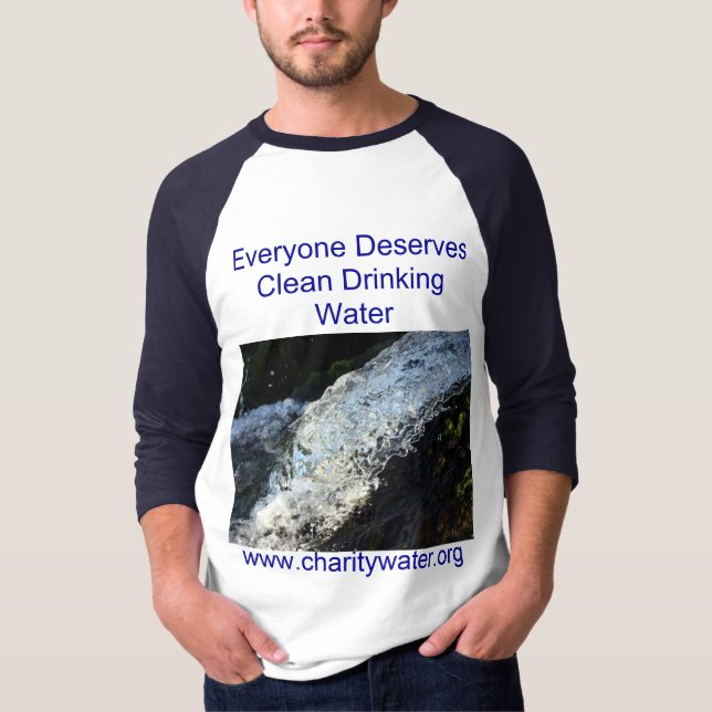 Shirt des sauberen Wassers (Vorderseite)