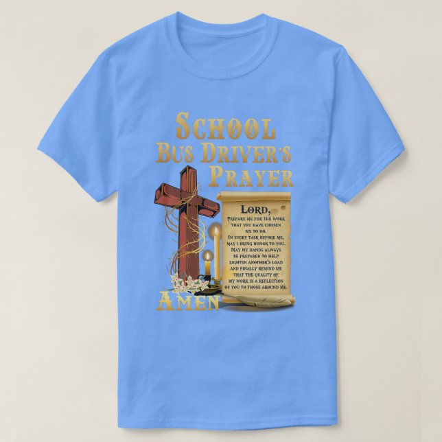 Shirt des Schulbusfahrers (Design vorne)